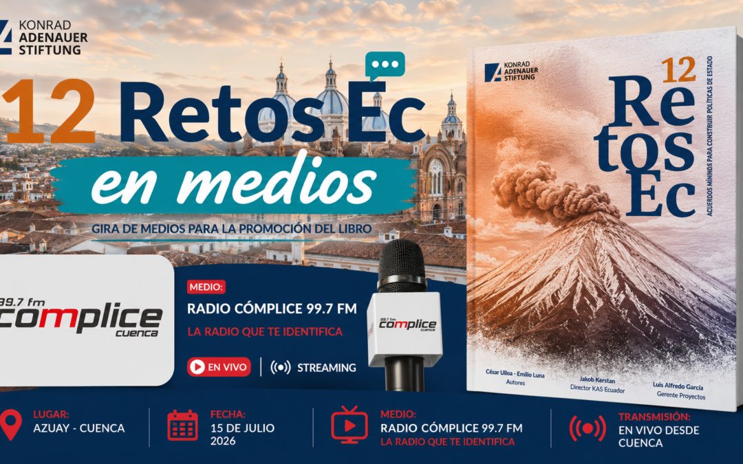 Más allá del diagnóstico, los 12 Retos presentan soluciones claras y viables para el futuro del Ecuador